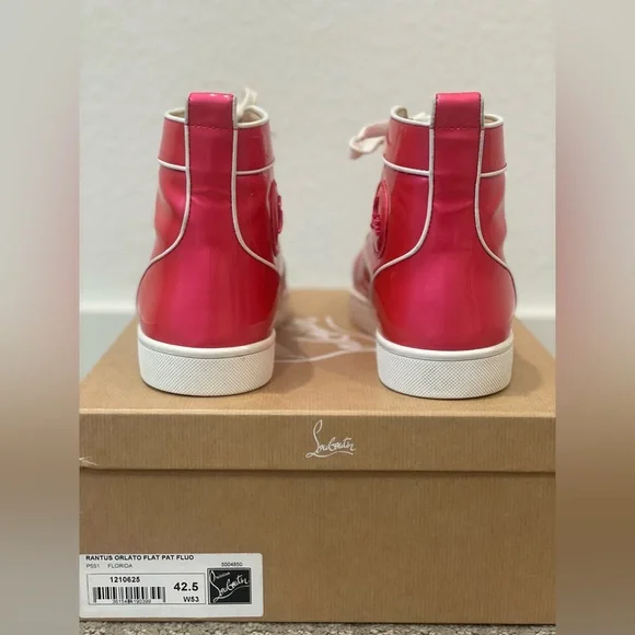 Christian Louboutin Rantus Orlato Flat -bright pinkish red - Picture 8 of 8